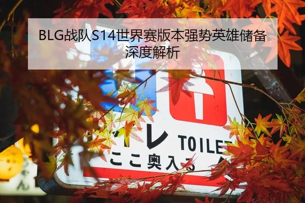 BLG战队S14世界赛版本强势英雄储备深度解析